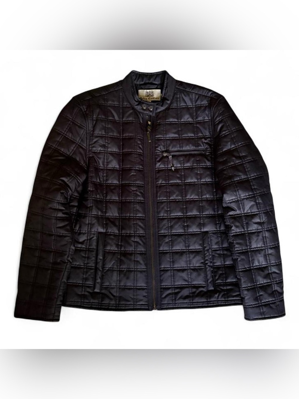 Y2K vintage Men’s Juicy Couture moto quilted jacket